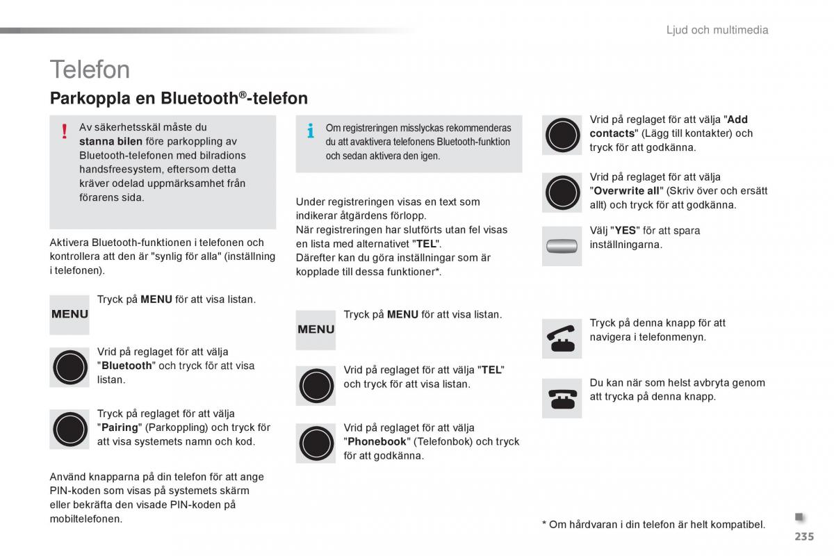 Citroen C1 II 2 instruktionsbok / page 237