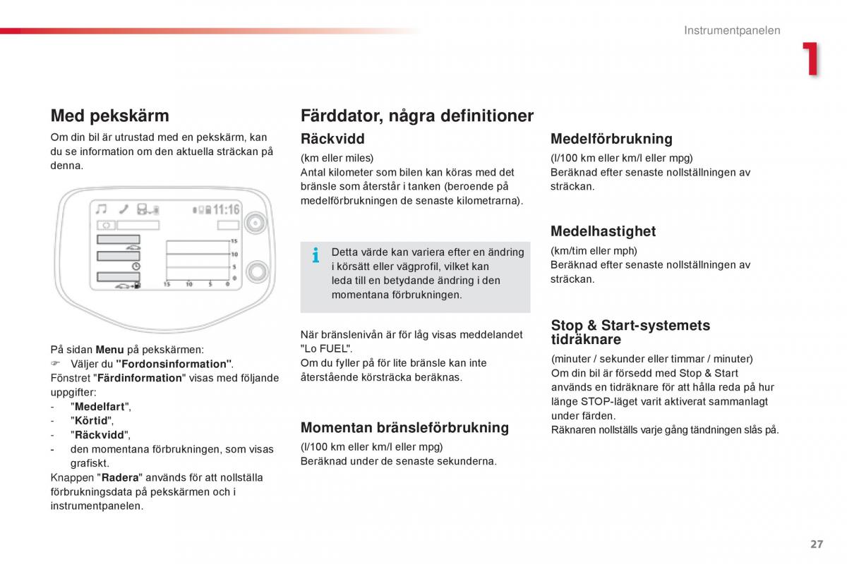 Citroen C1 II 2 instruktionsbok / page 29