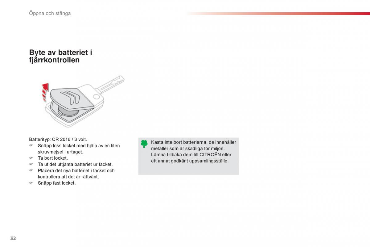 Citroen C1 II 2 instruktionsbok / page 34