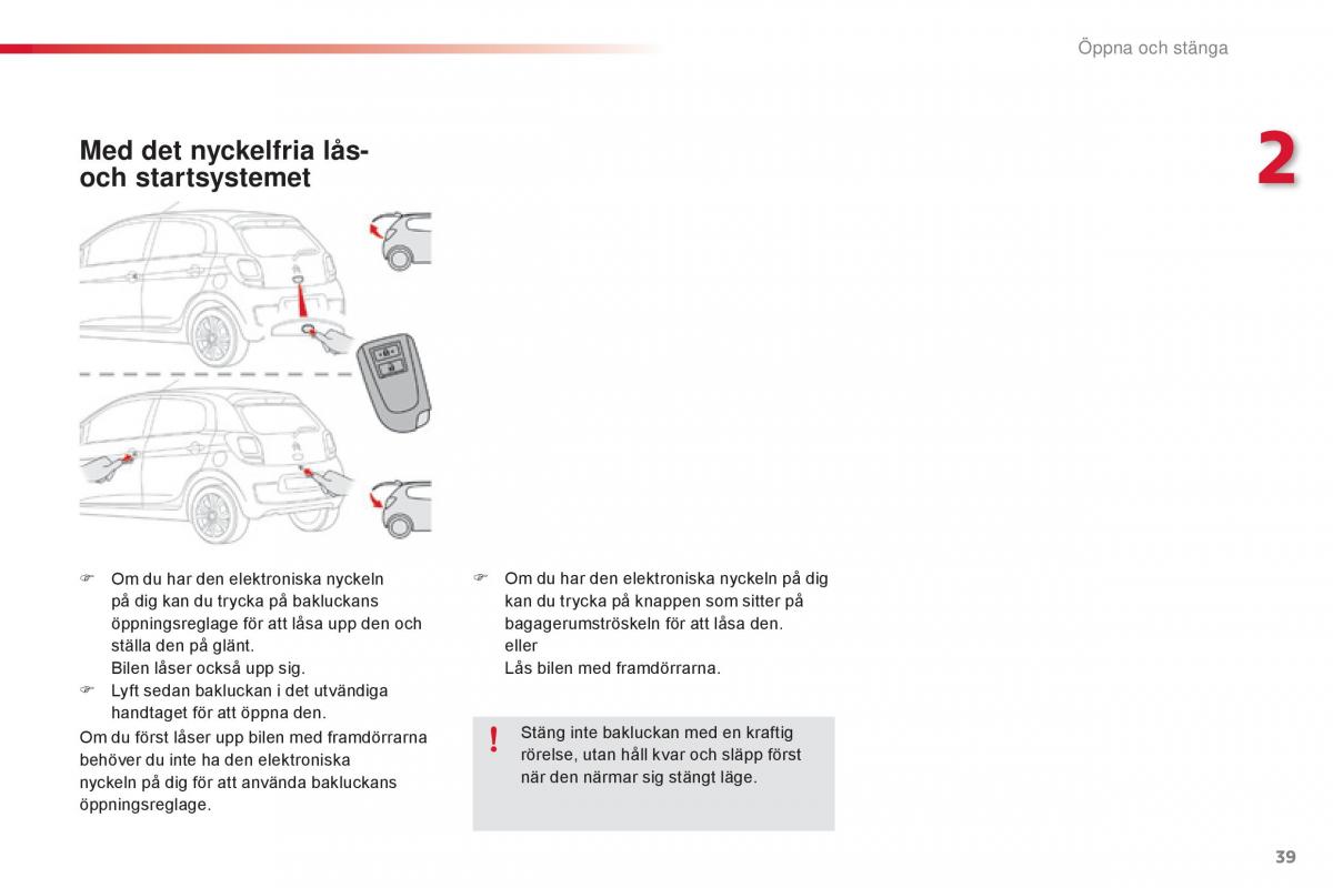 Citroen C1 II 2 instruktionsbok / page 41