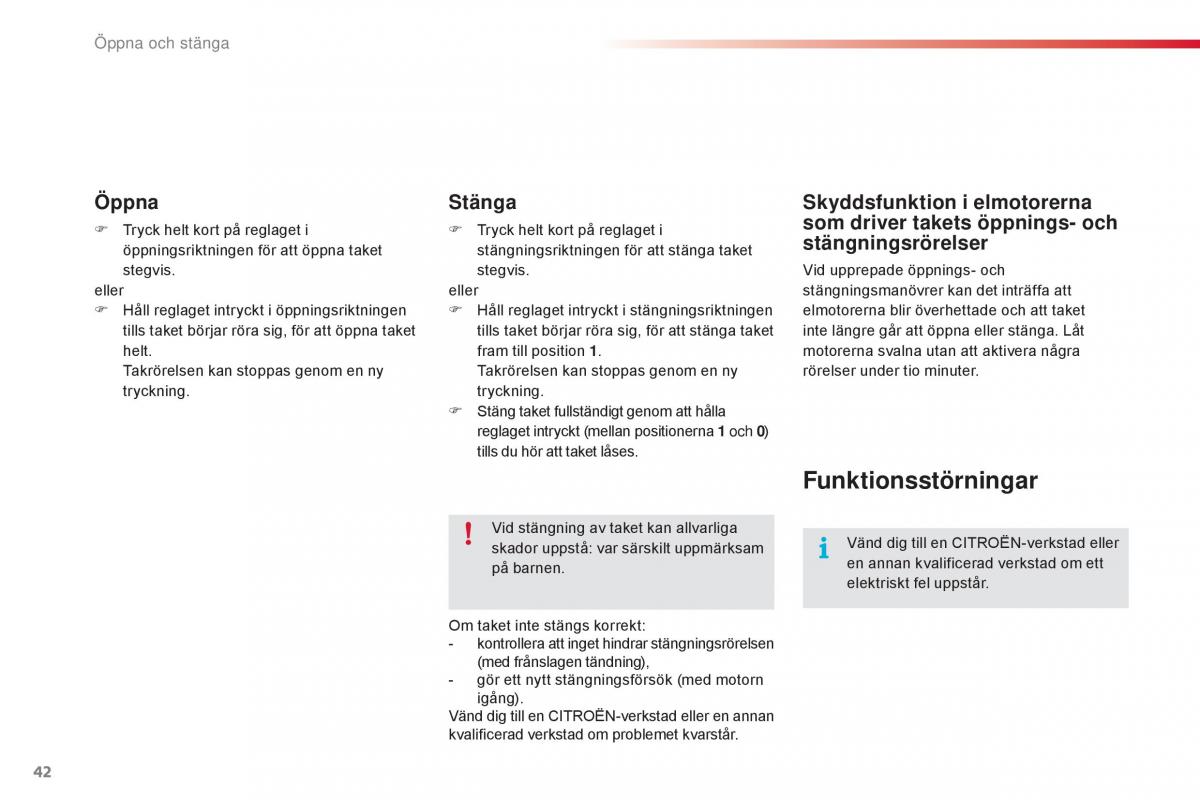 Citroen C1 II 2 instruktionsbok / page 44