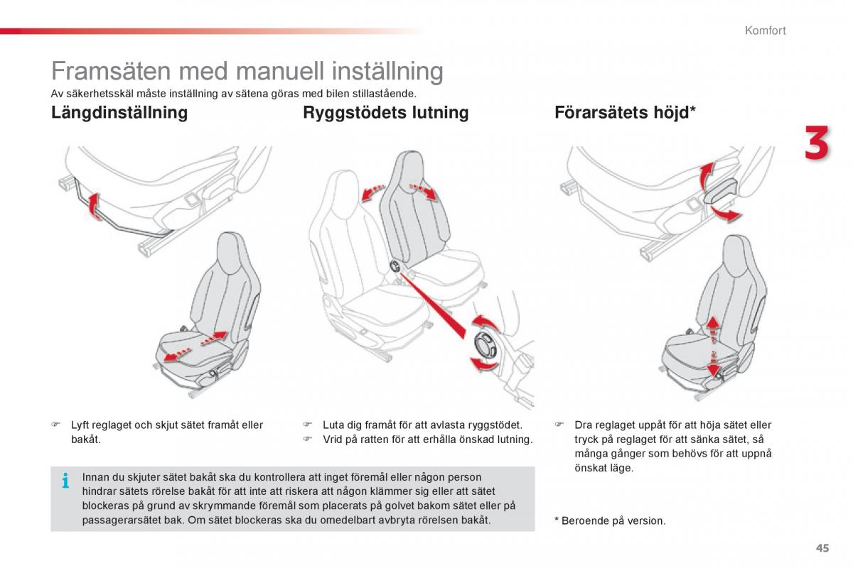 Citroen C1 II 2 instruktionsbok / page 47