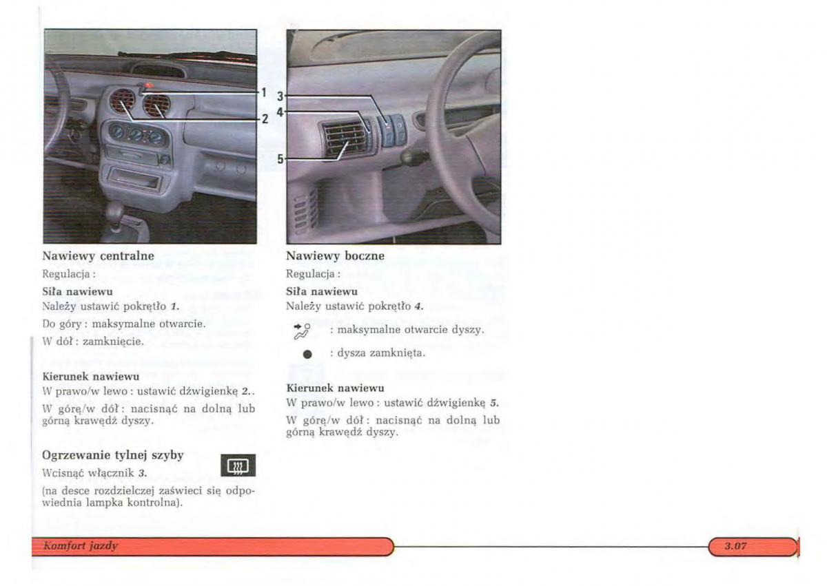 Renault Twingo I 1 instrukcja obslugi / page 55