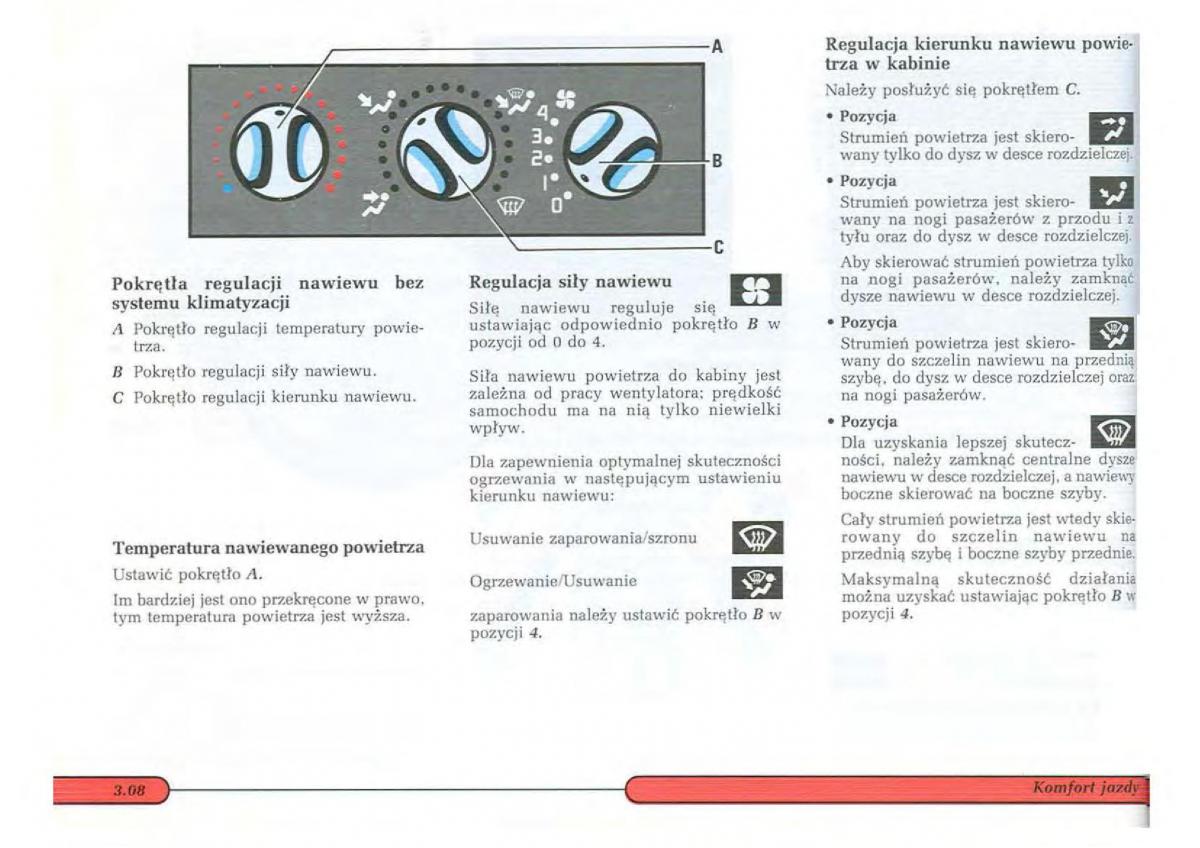 Renault Twingo I 1 instrukcja obslugi / page 56