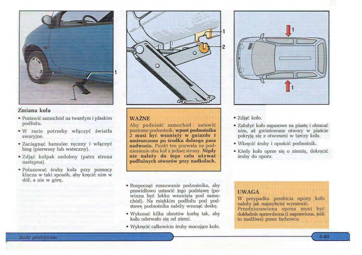 Renault Twingo I 1 instrukcja obslugi / page 73