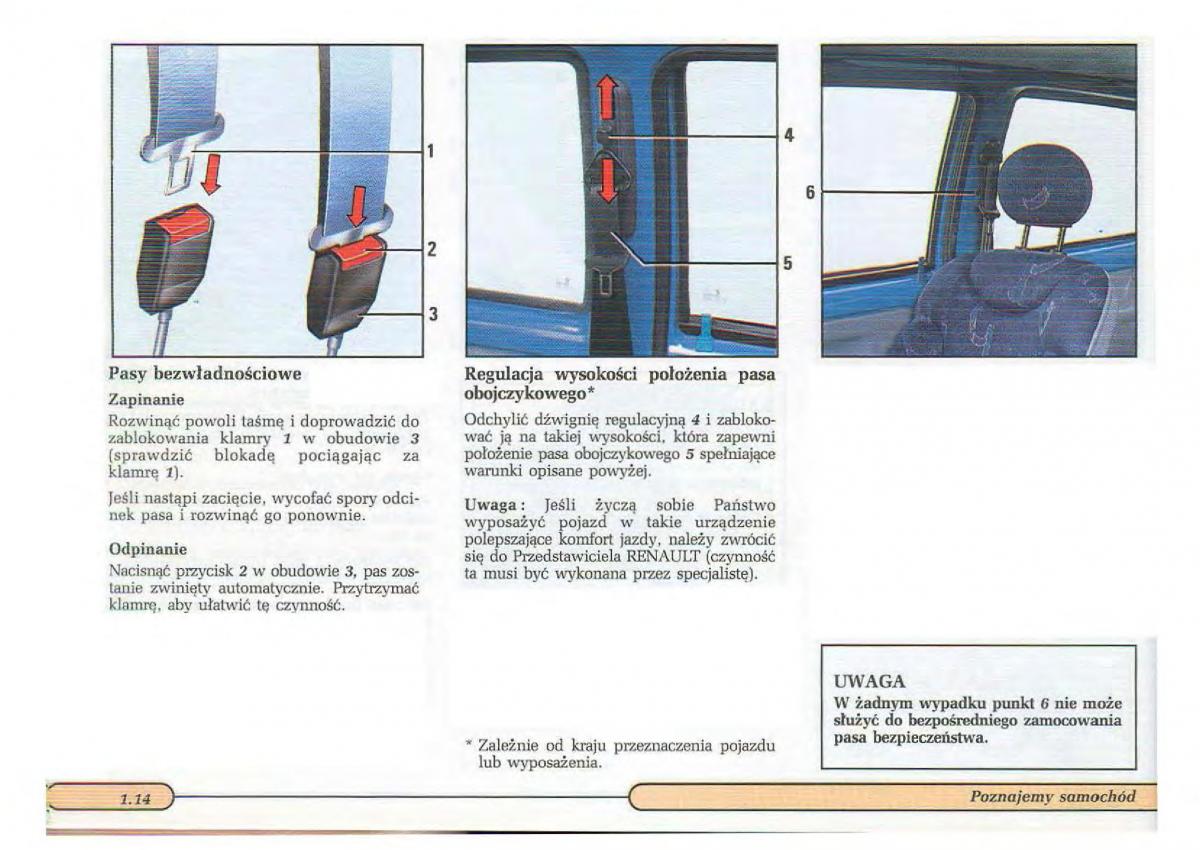 Renault Twingo I 1 instrukcja obslugi / page 19