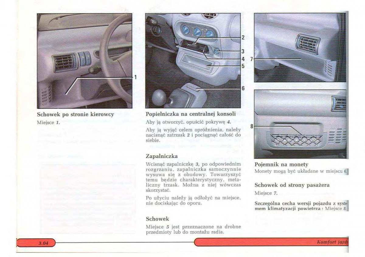 Renault Twingo I 1 instrukcja obslugi / page 52