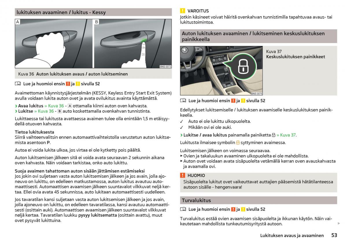 Skoda Kodiaq omistajan kasikirja / page 55