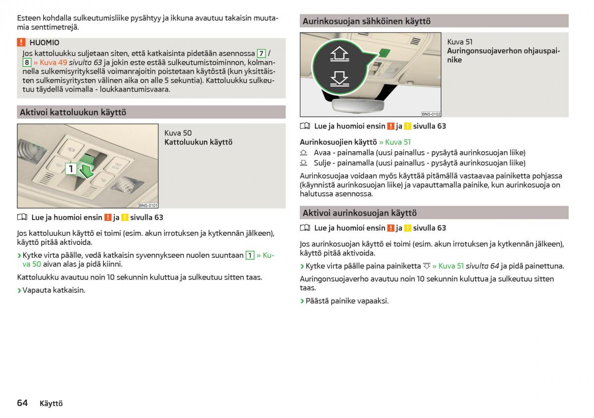 Skoda Kodiaq omistajan kasikirja / page 66