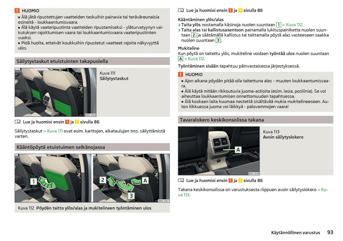 Skoda Kodiaq omistajan kasikirja / page 95