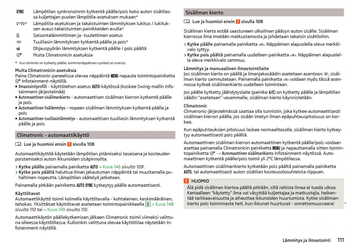 Skoda Kodiaq omistajan kasikirja / page 113