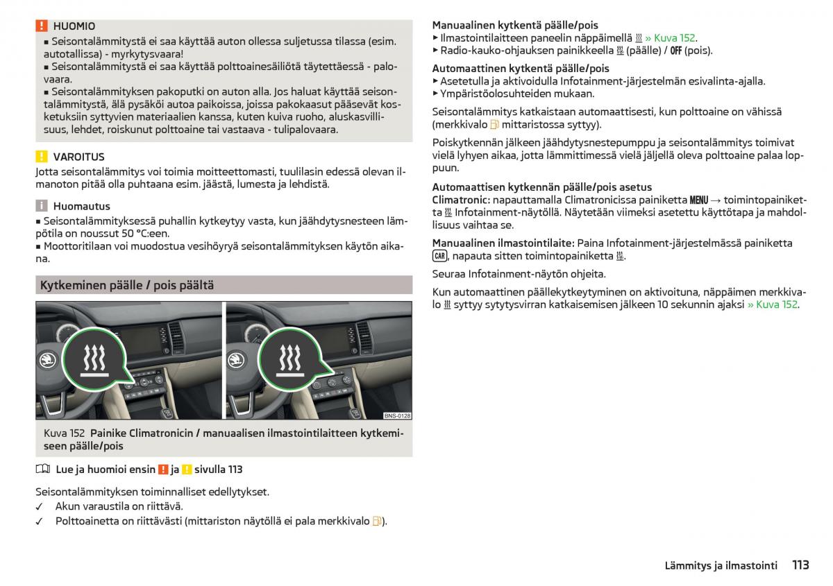 Skoda Kodiaq omistajan kasikirja / page 115