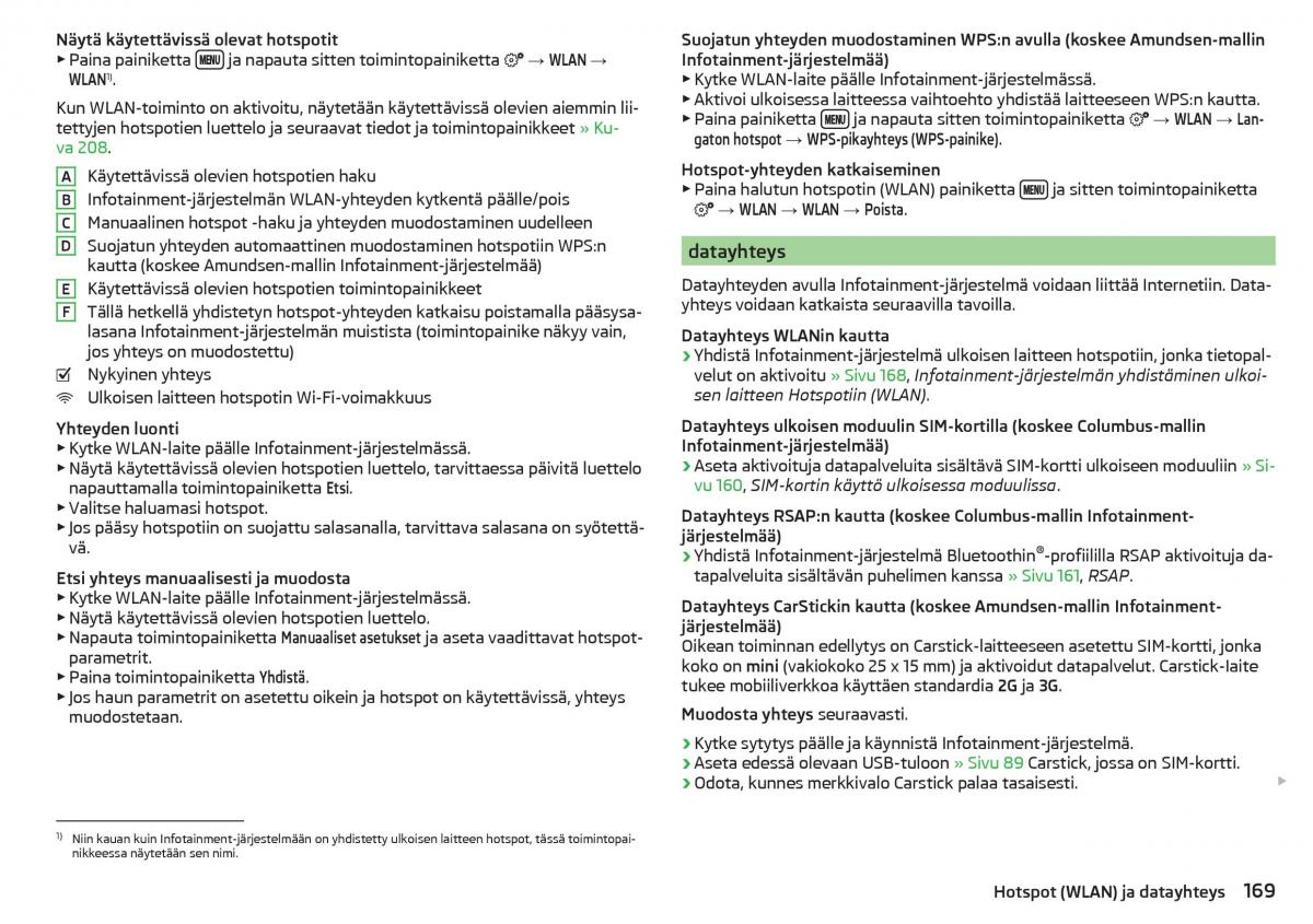 Skoda Kodiaq omistajan kasikirja / page 171