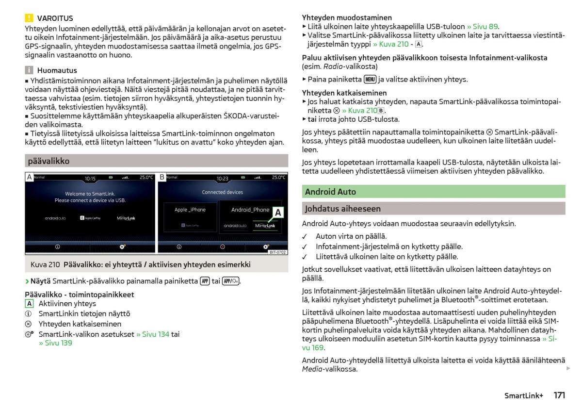 Skoda Kodiaq omistajan kasikirja / page 173