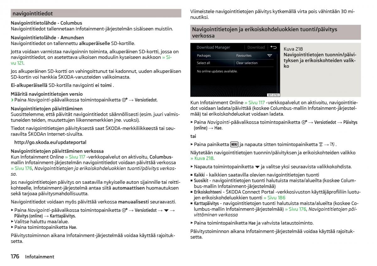 Skoda Kodiaq omistajan kasikirja / page 178