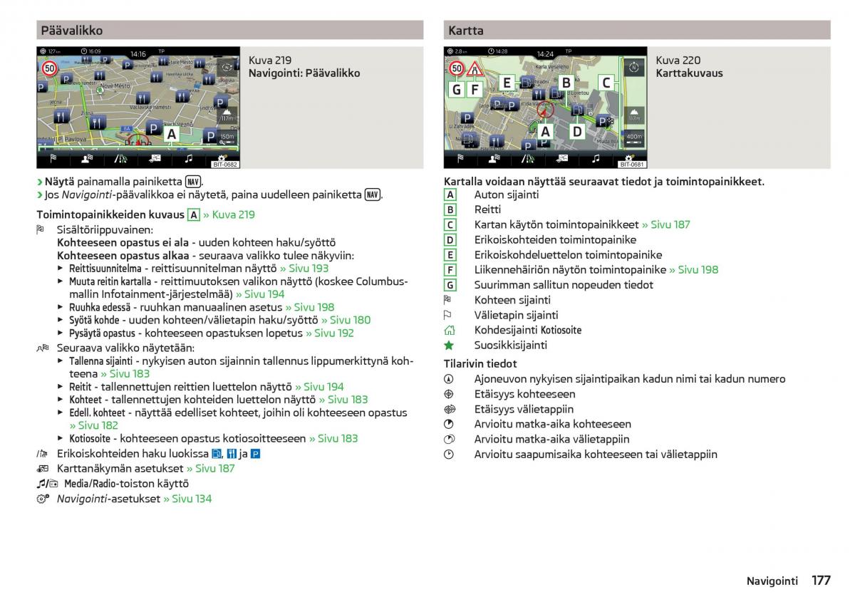 Skoda Kodiaq omistajan kasikirja / page 179