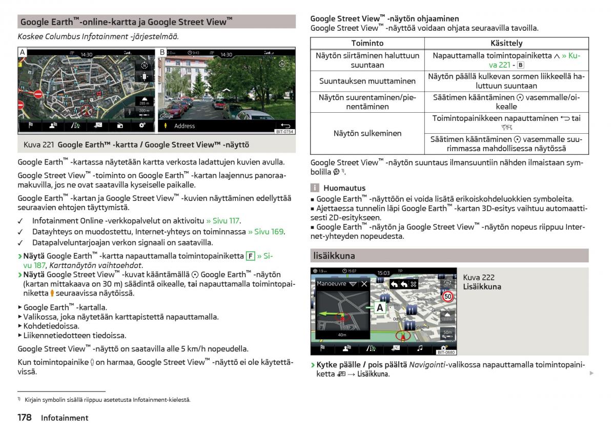 Skoda Kodiaq omistajan kasikirja / page 180