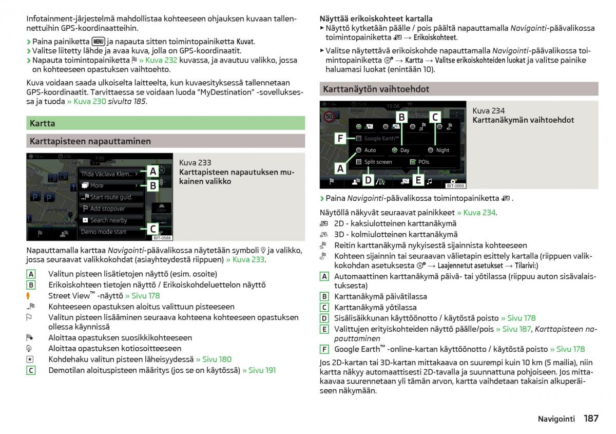 Skoda Kodiaq omistajan kasikirja / page 189