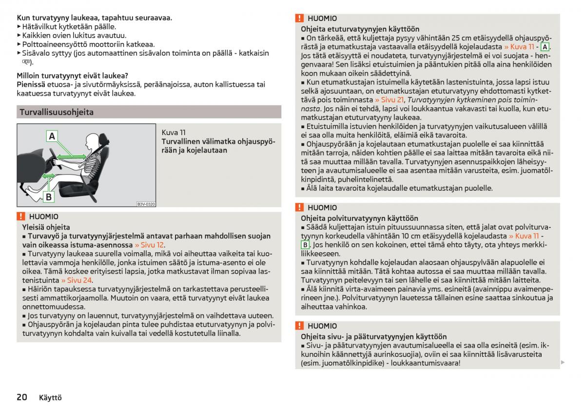 Skoda Kodiaq omistajan kasikirja / page 22