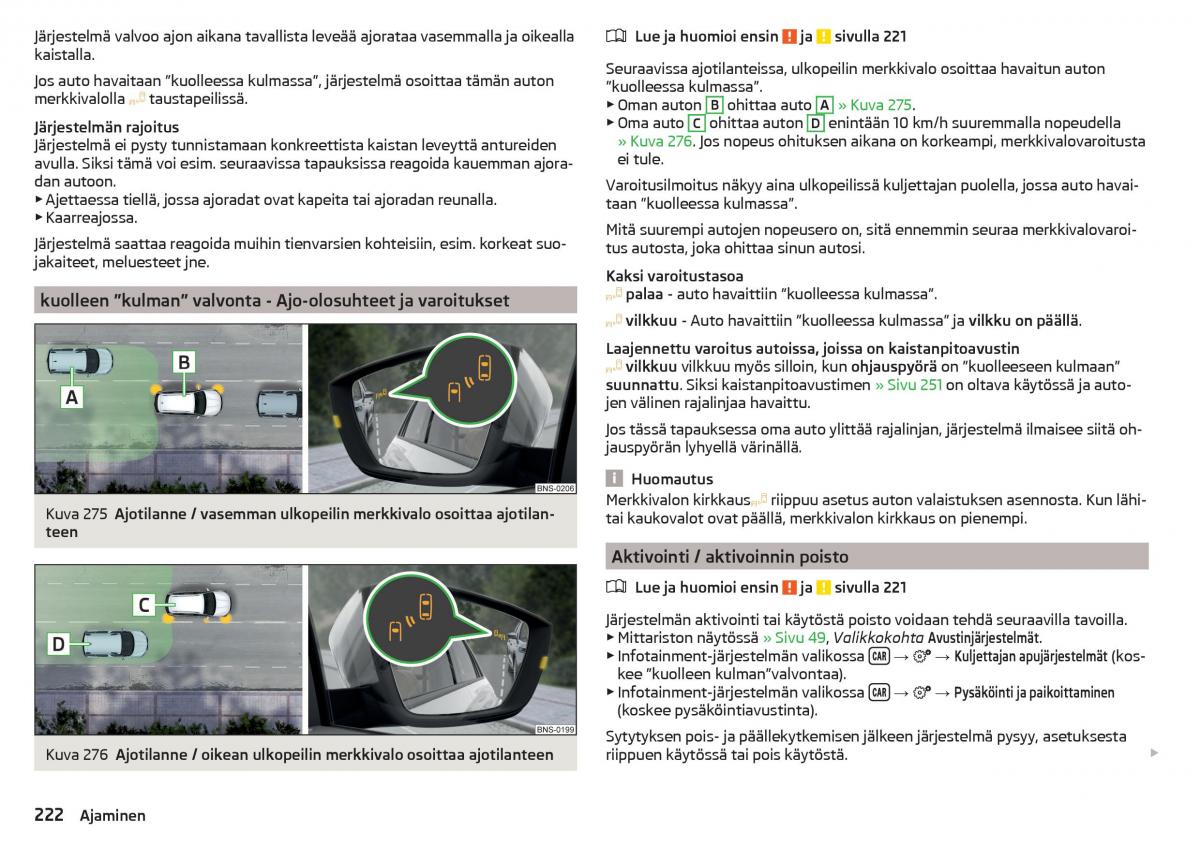 Skoda Kodiaq omistajan kasikirja / page 224