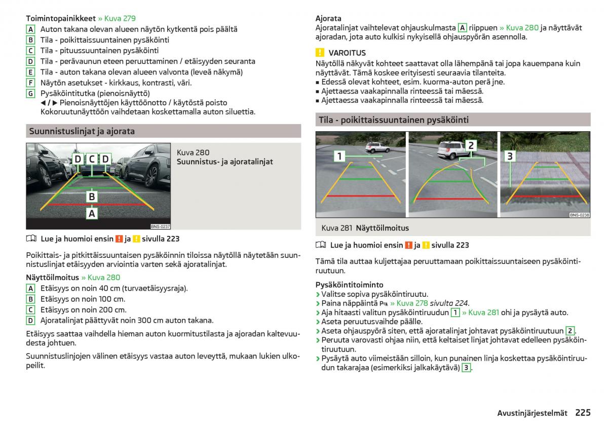 Skoda Kodiaq omistajan kasikirja / page 227