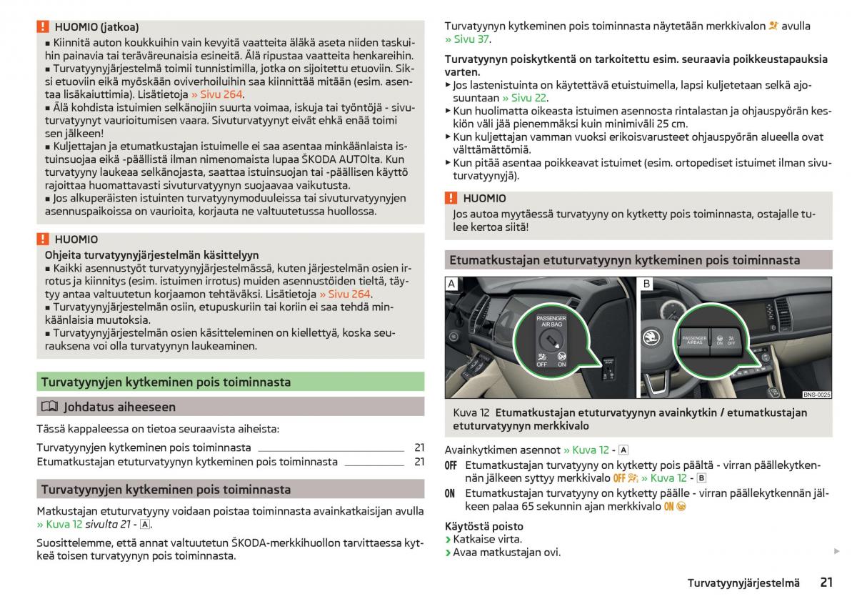 Skoda Kodiaq omistajan kasikirja / page 23