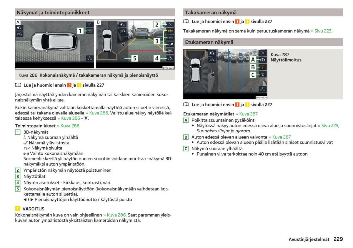 Skoda Kodiaq omistajan kasikirja / page 231