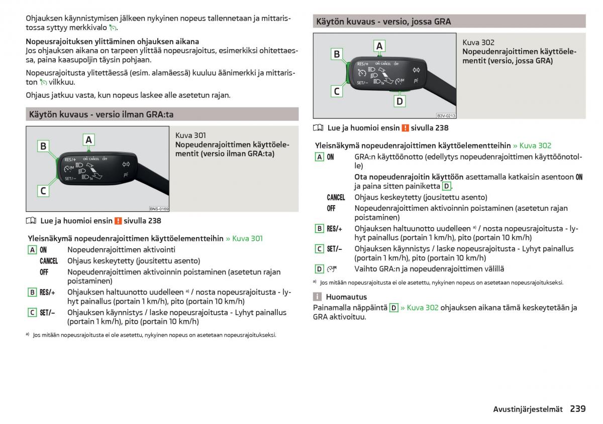 Skoda Kodiaq omistajan kasikirja / page 241