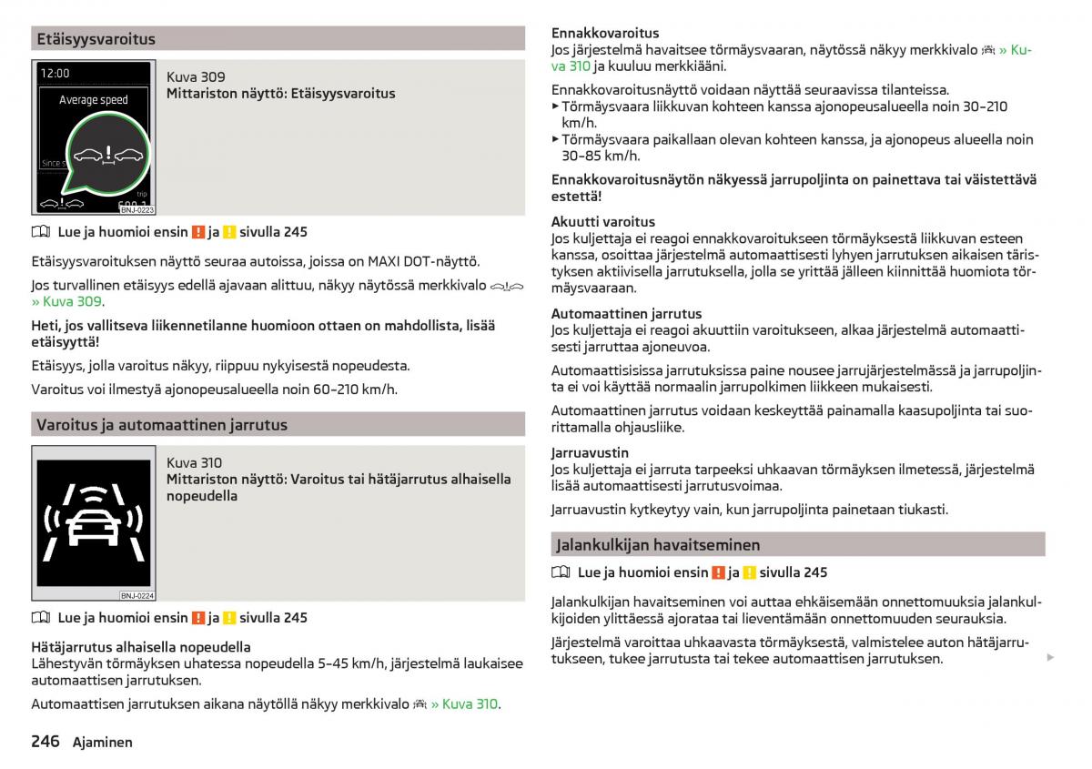 Skoda Kodiaq omistajan kasikirja / page 248