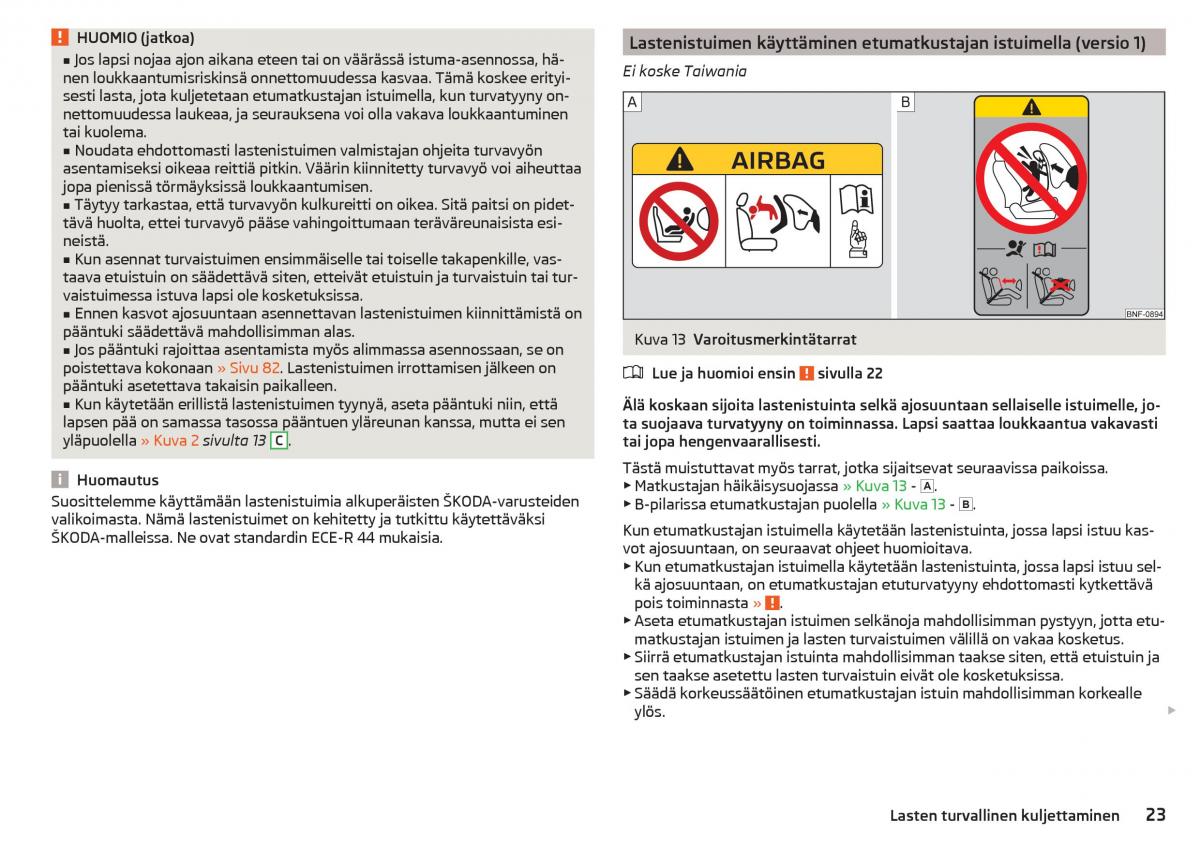 Skoda Kodiaq omistajan kasikirja / page 25