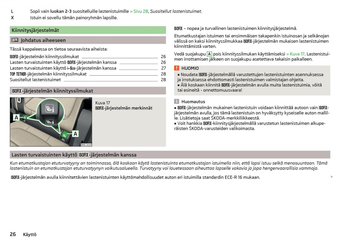 Skoda Kodiaq omistajan kasikirja / page 28