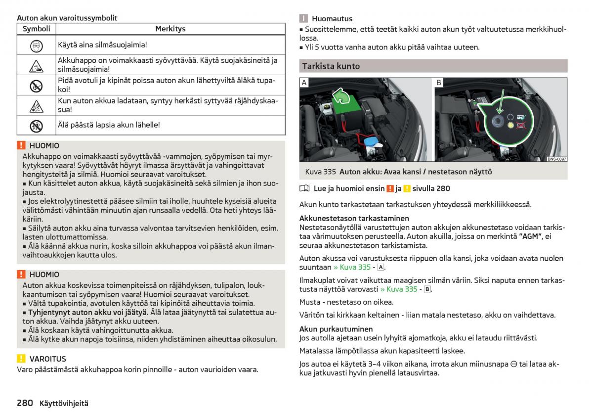 Skoda Kodiaq omistajan kasikirja / page 282