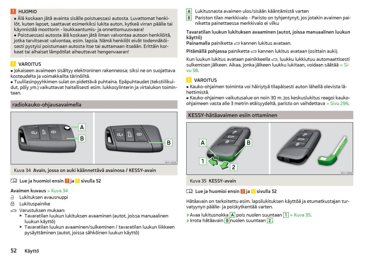 Skoda Kodiaq omistajan kasikirja / page 54