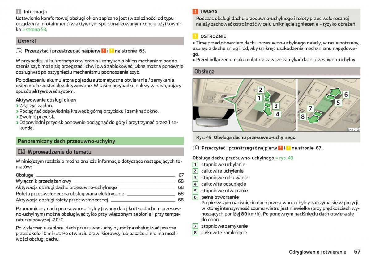 Skoda Kodiaq instrukcja obslugi / page 69