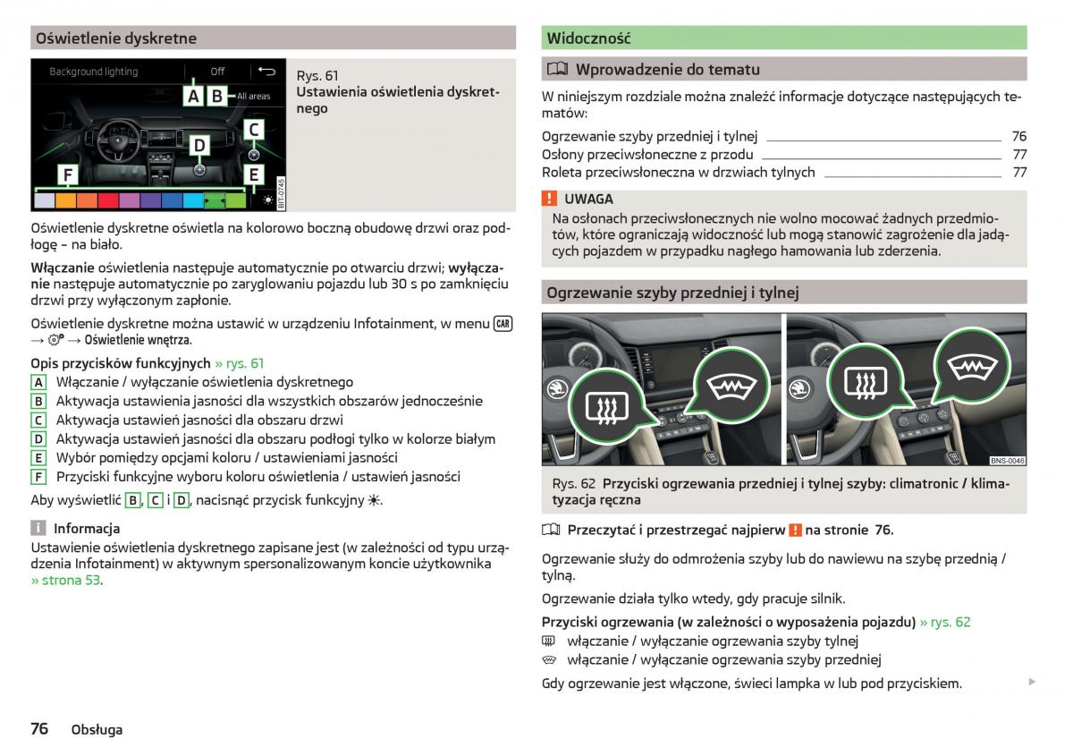 Skoda Kodiaq instrukcja obslugi / page 78