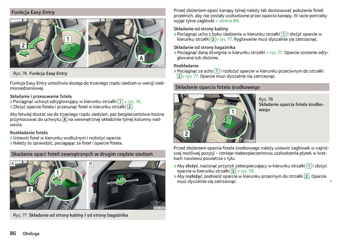 Skoda Kodiaq instrukcja obslugi / page 88