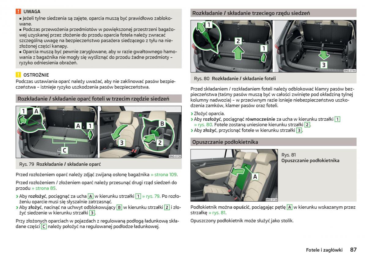 Skoda Kodiaq instrukcja obslugi / page 89