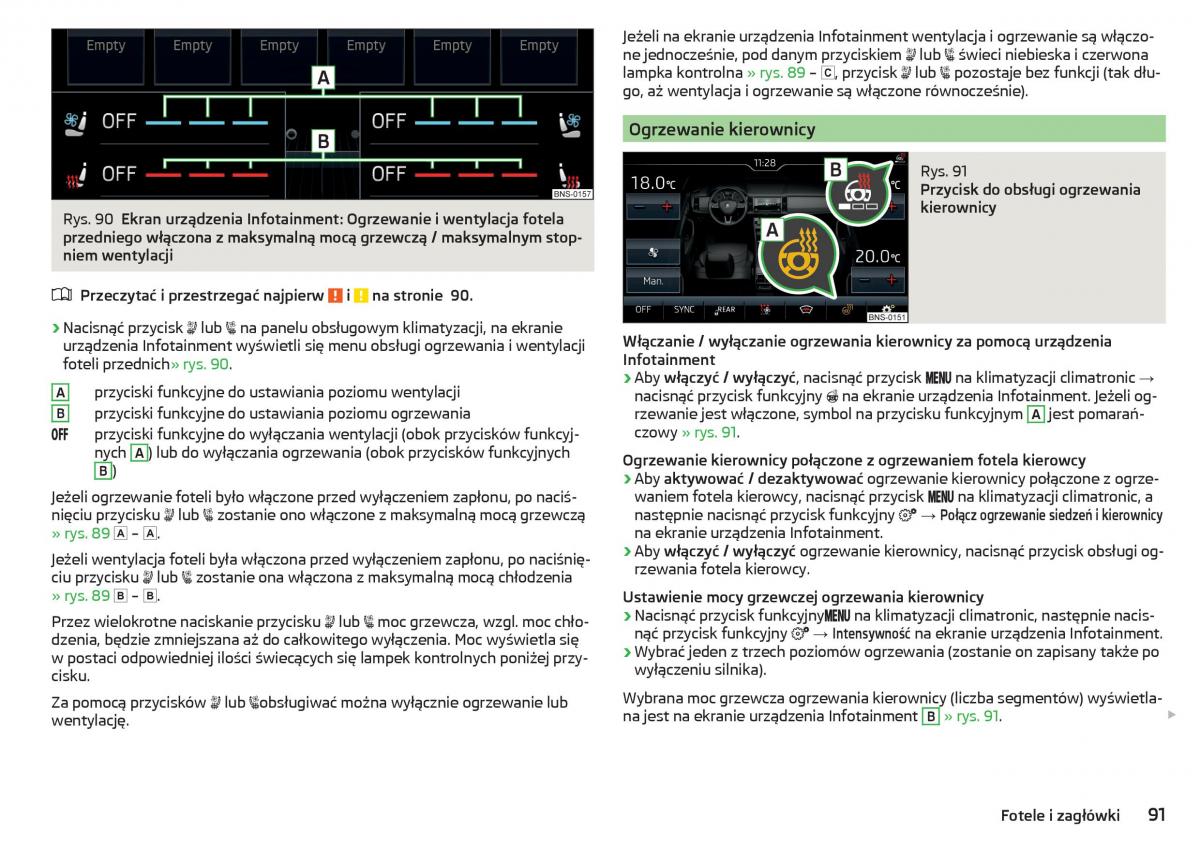 Skoda Kodiaq instrukcja obslugi / page 93