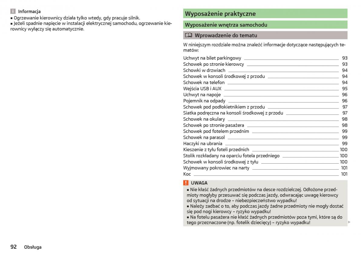 Skoda Kodiaq instrukcja obslugi / page 94