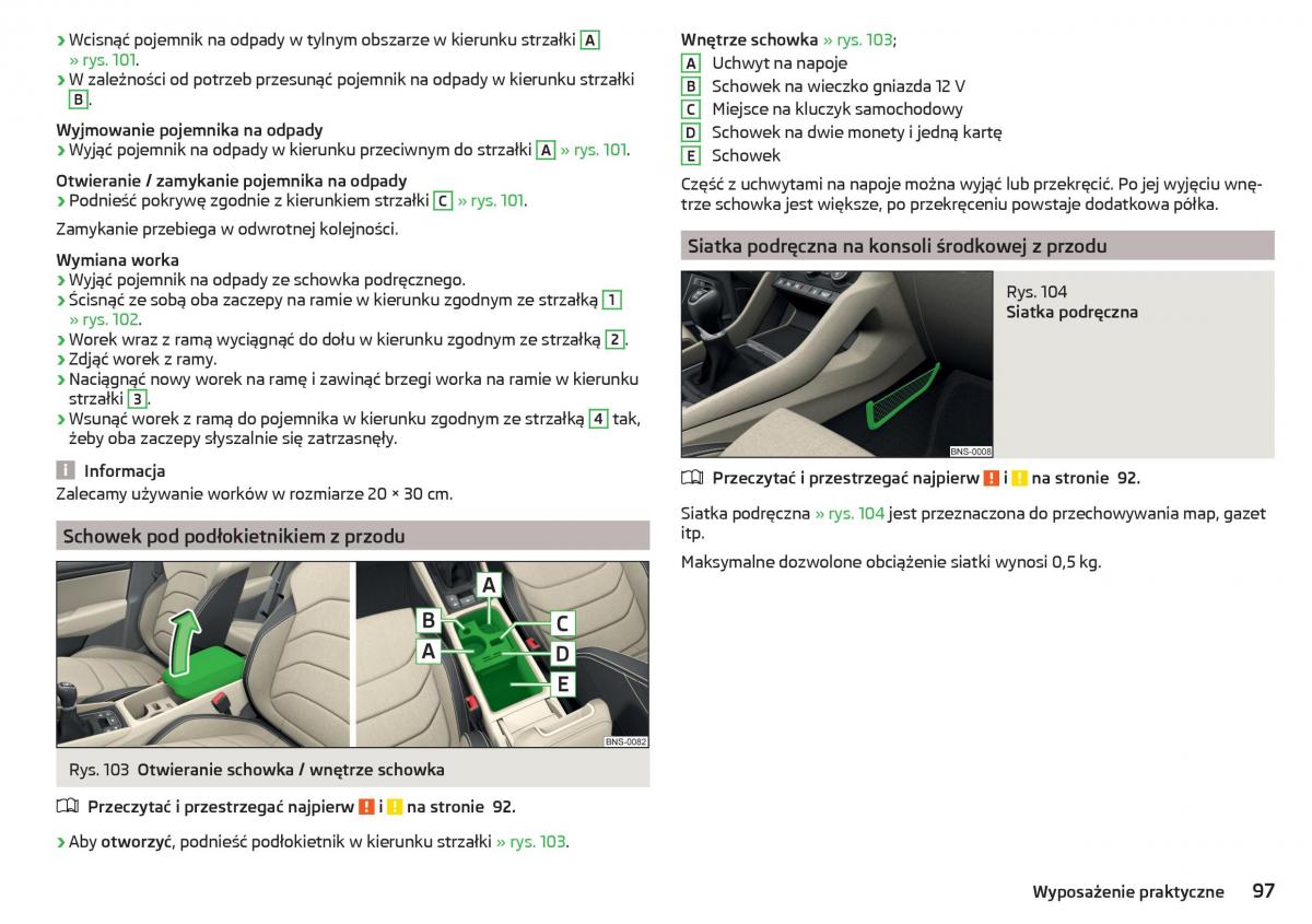 Skoda Kodiaq instrukcja obslugi / page 99