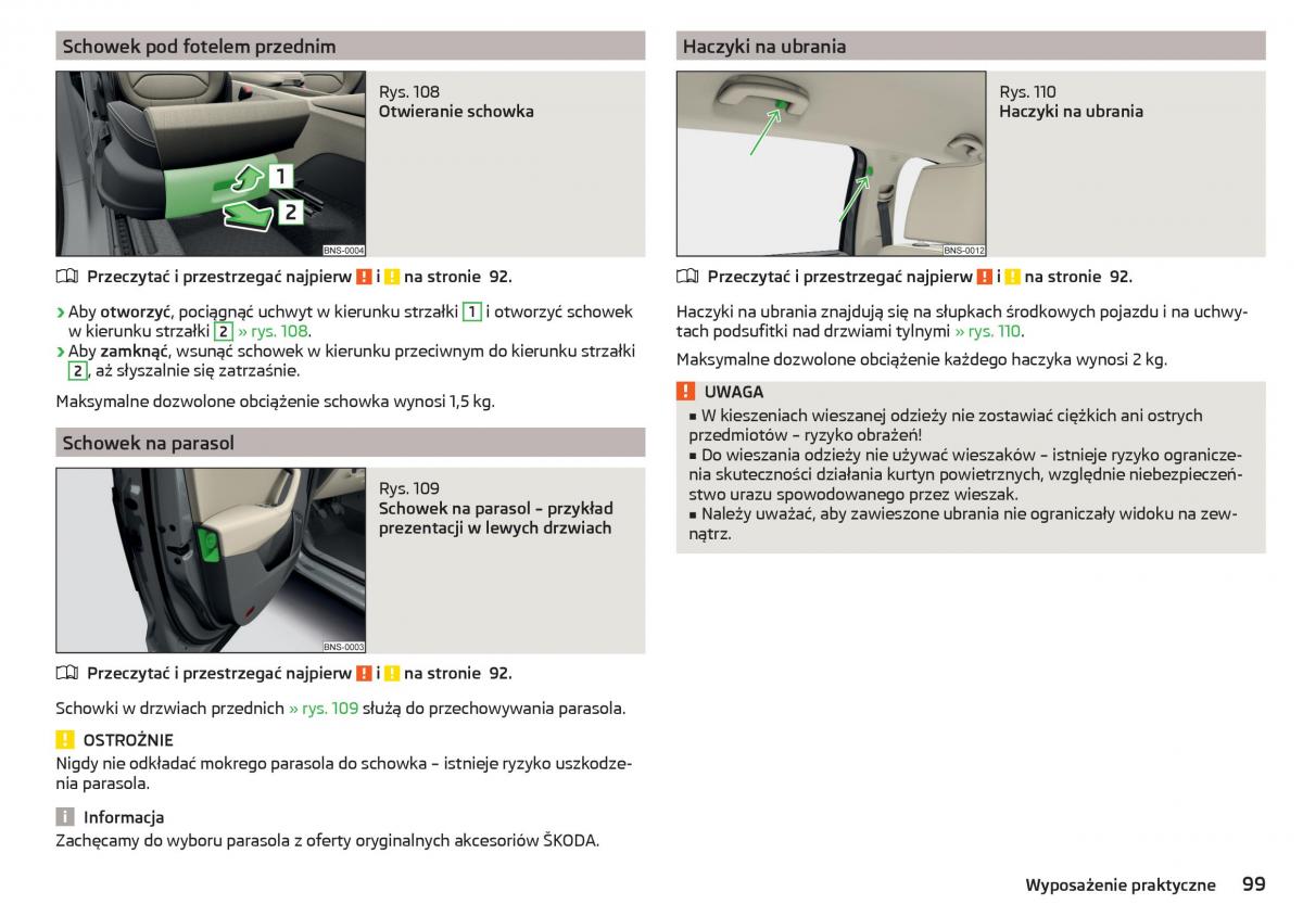 Skoda Kodiaq instrukcja obslugi / page 101