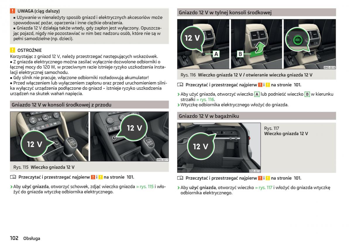 Skoda Kodiaq instrukcja obslugi / page 104