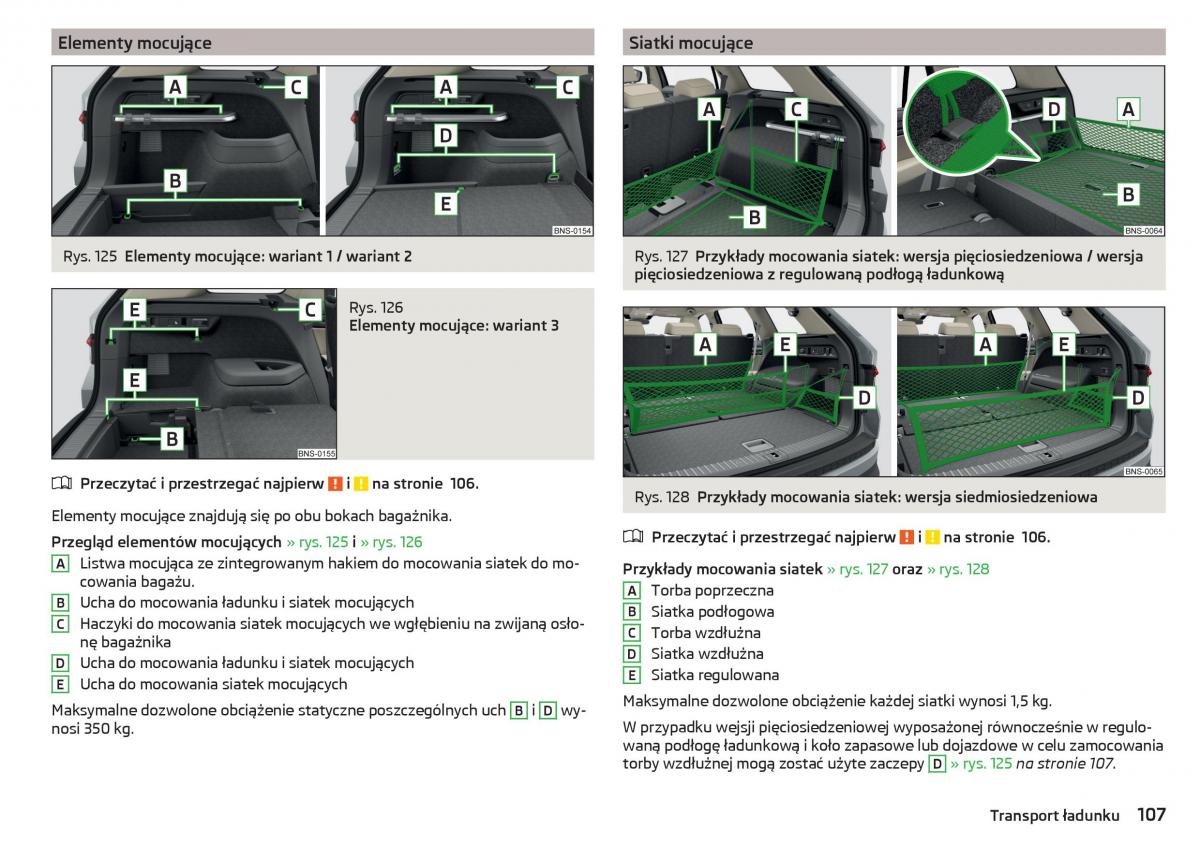 Skoda Kodiaq instrukcja obslugi / page 109