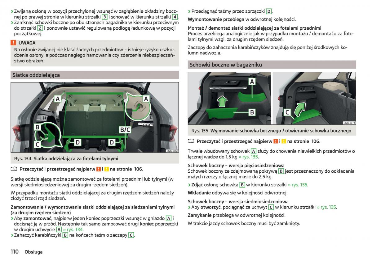 Skoda Kodiaq instrukcja obslugi / page 112