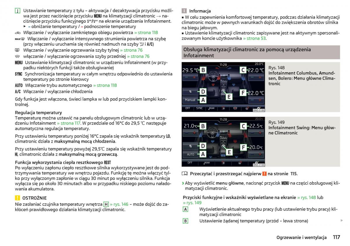 Skoda Kodiaq instrukcja obslugi / page 119