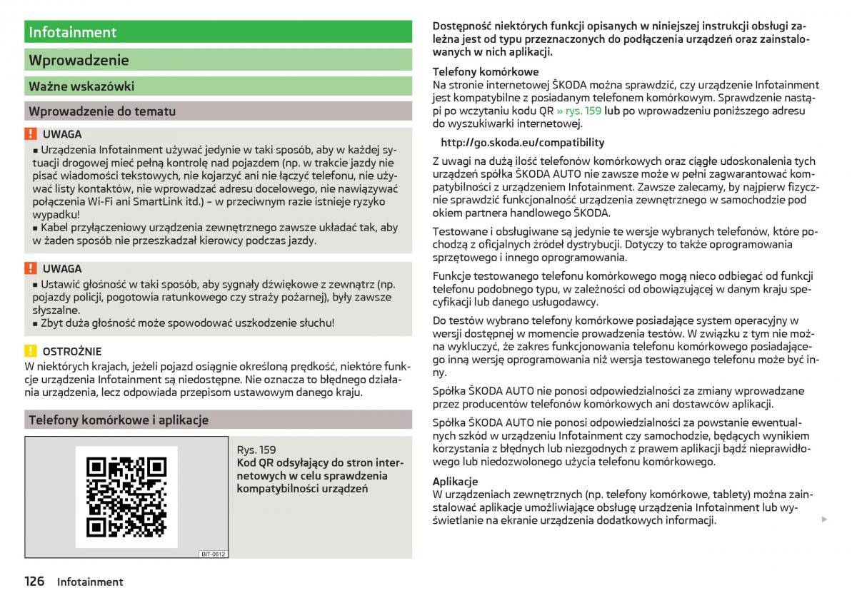 Skoda Kodiaq instrukcja obslugi / page 128