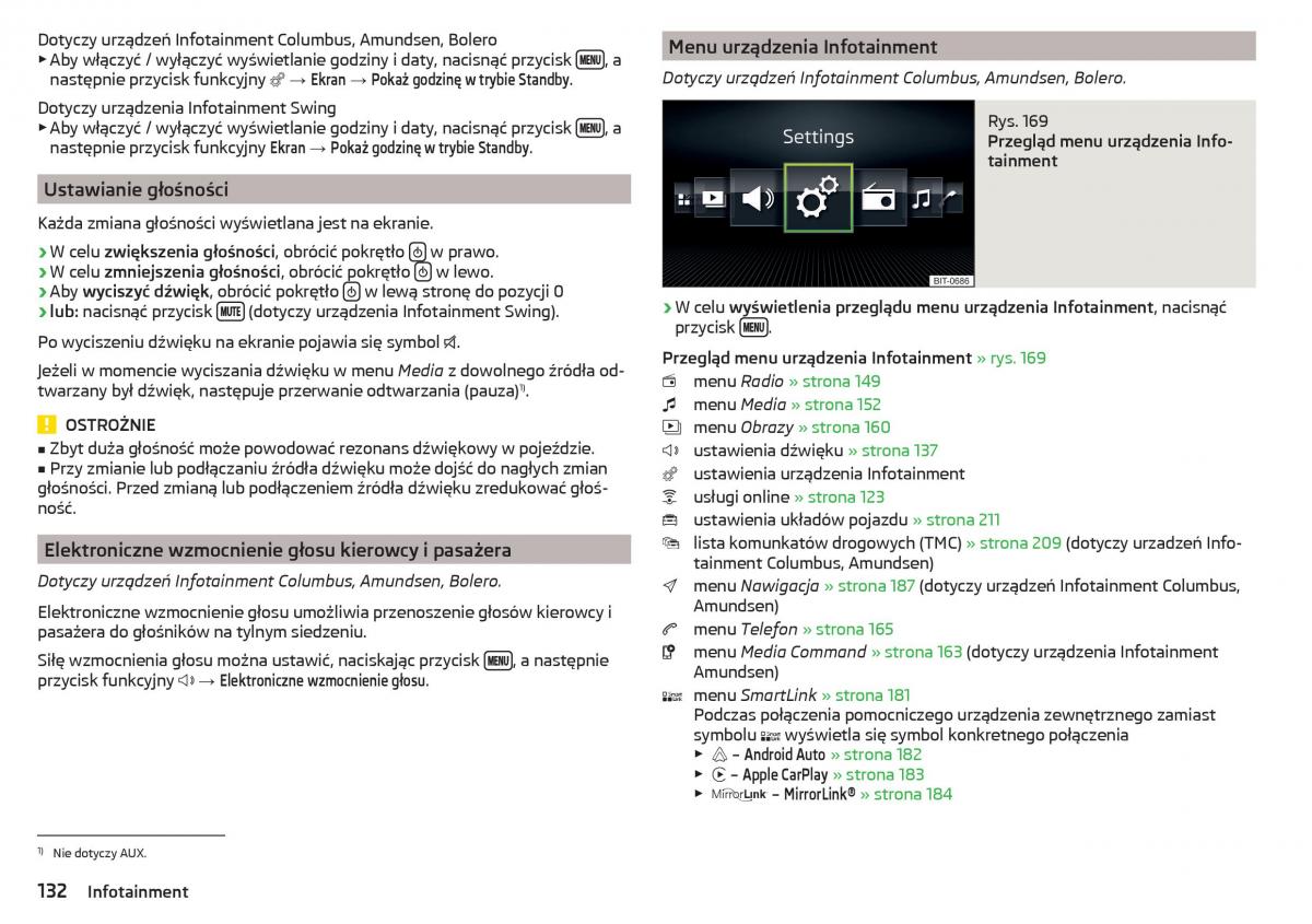 Skoda Kodiaq instrukcja obslugi / page 134