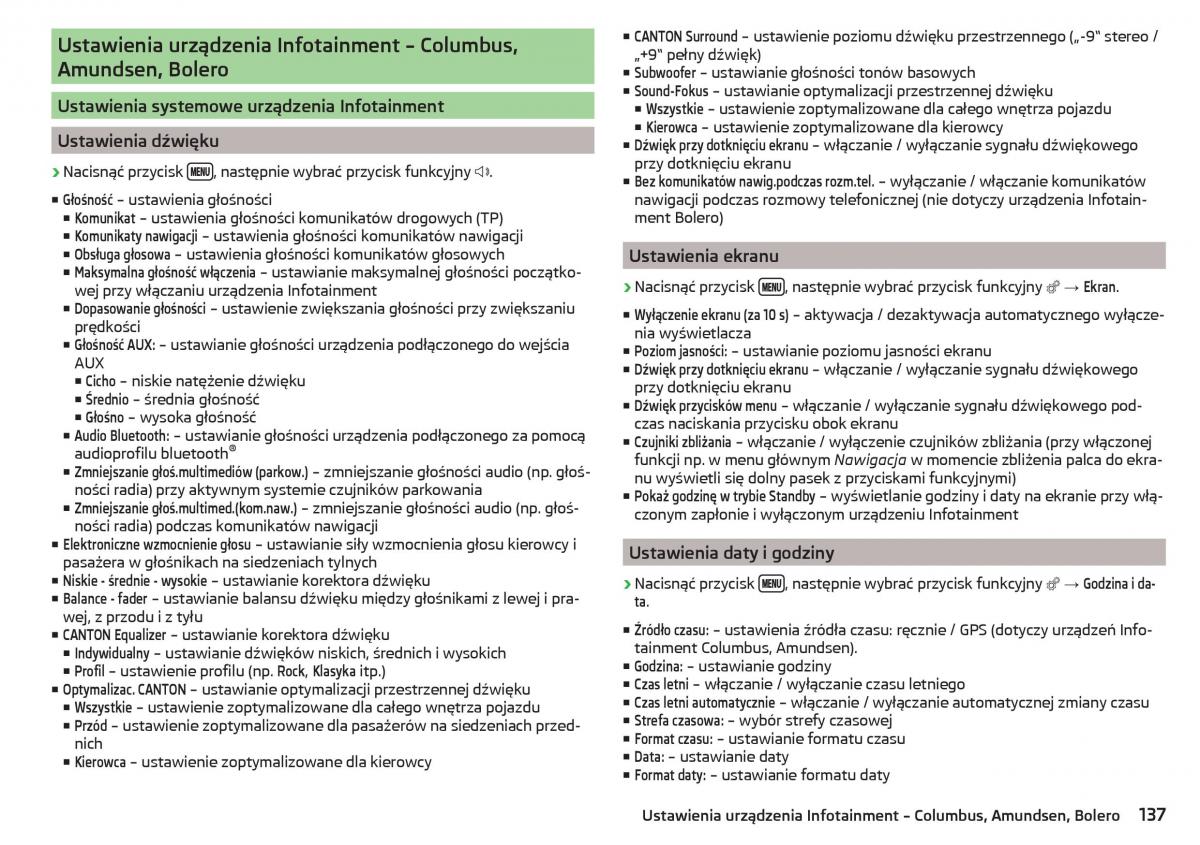 Skoda Kodiaq instrukcja obslugi / page 139