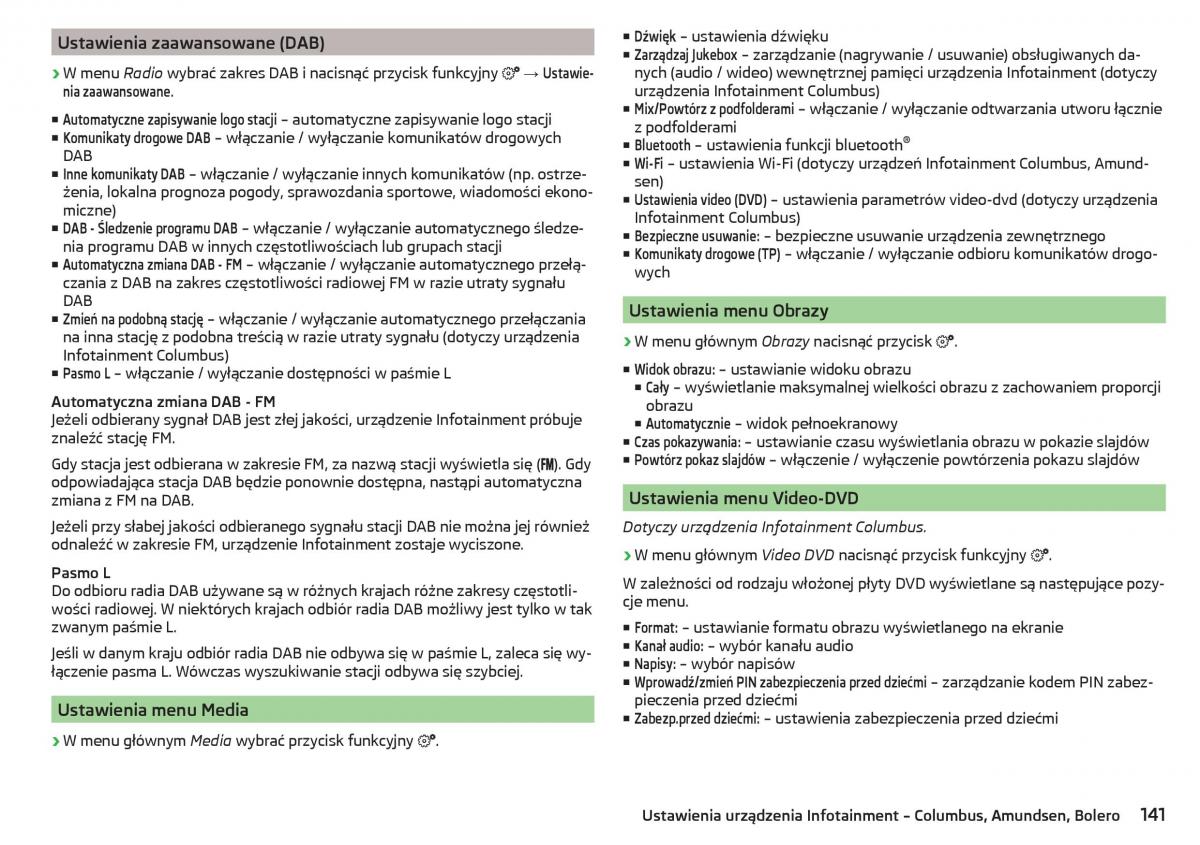 Skoda Kodiaq instrukcja obslugi / page 143