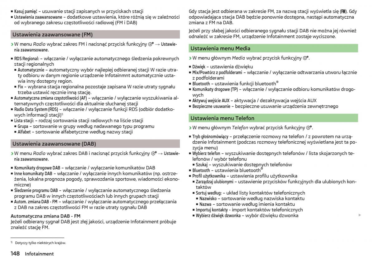 Skoda Kodiaq instrukcja obslugi / page 150